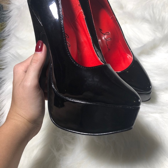 Ellie Patent Classic Heels 652-prince 6.5" H - Picture 3 of 8